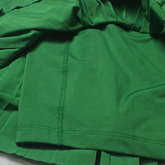 Beyond Yoga If You Pleats Elastic Green Mini Women's Skirt Size Small NwT. - Picture 10 of 10